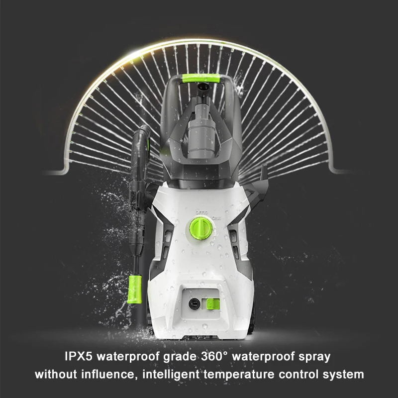 1700W Electric Max Pressure 130bar High Pressures Car Factory Price Wheel Water Washer car portable washer