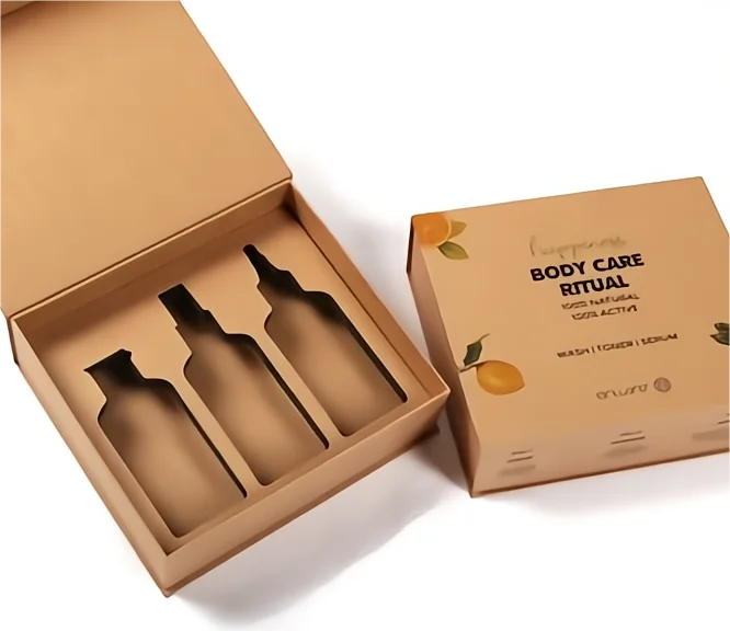 Customized Brand Fragrance Bottle Mockup Paper Boxes Perfume Packaging Gift Rigid Boxes For Sample Perfume Sets