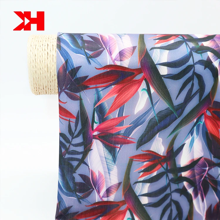 popular design polyester fabric 100% polyester custom swim stretch fabric