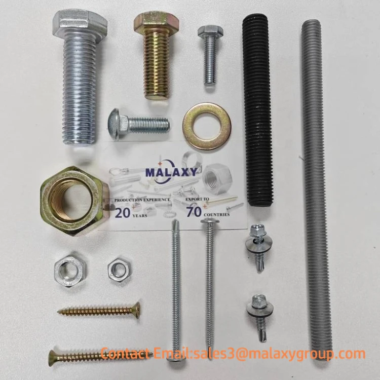 MALAXY Direct Factory Chinese Manufacturer ASME Grade 3.6 Hot DIP Galvanized Carbon Steel Stud Bolt