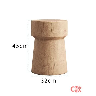 Индивидуальная ручная работа креативная деревянная круглая скамейка Американский табурет пень отель Кедр Дерево нордический стул из массива дерева