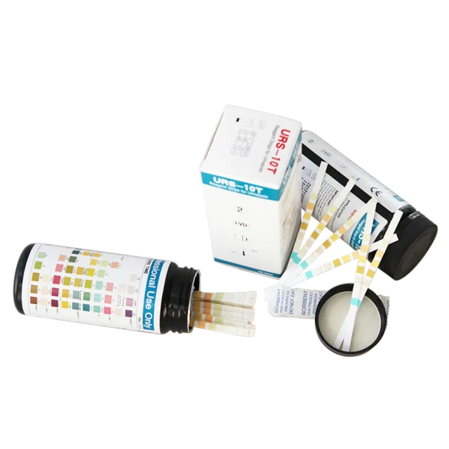Customized Health for Pet Dog Cat 10 Parameters Urine Testing Strips One Step Urinalysis Rapid Test Strips Vet Parameter Sticks