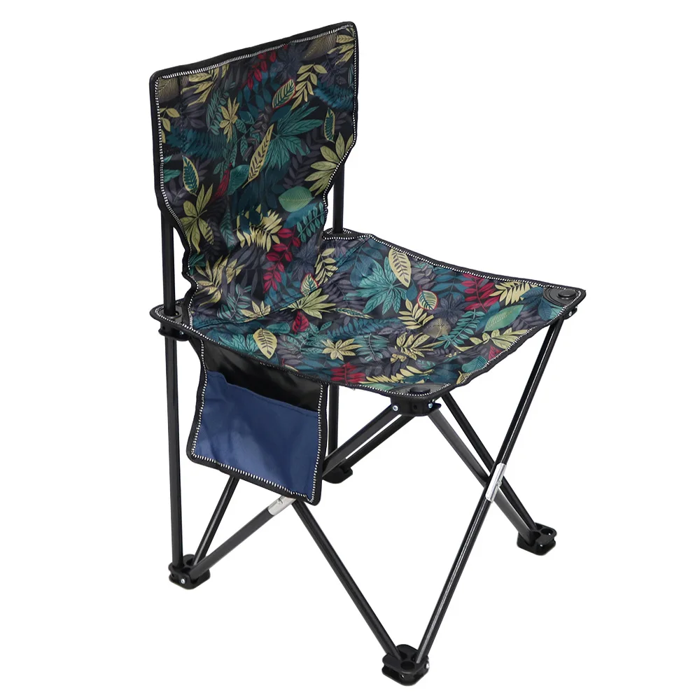 wholesale factory custom outdoor folding chair customizable logo 600D adjustable foldable cheap beach camping chair