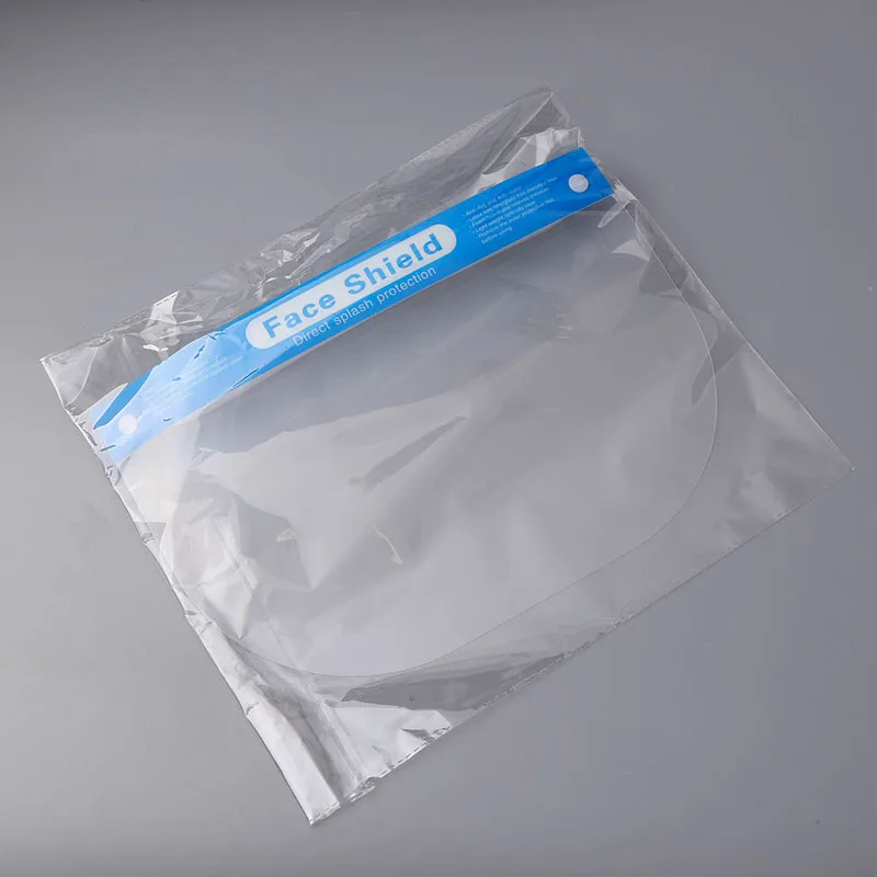 
High Quality Plastic Protection Isolation Anti-Fog Full Face Shield with Sponge 