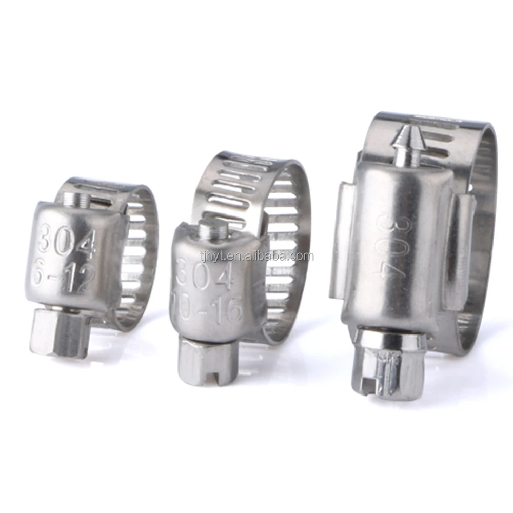 Stainless Steel hydraulic pipe hose clip hose clamp