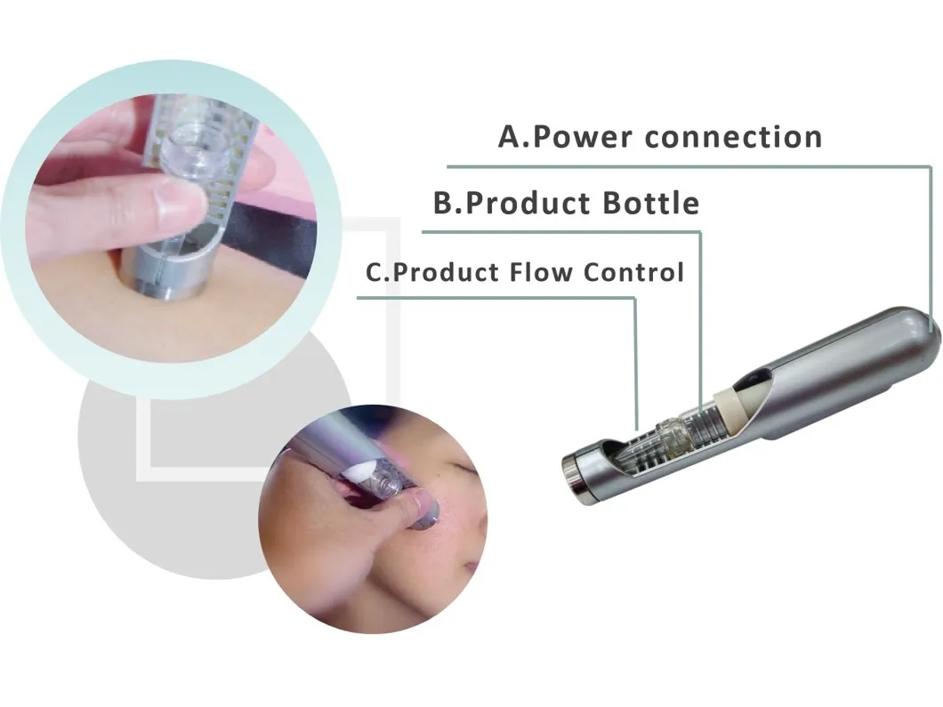Electroporation mesotherapy machine  Skin Tightening Face Lift Microcurrent facial toning device
