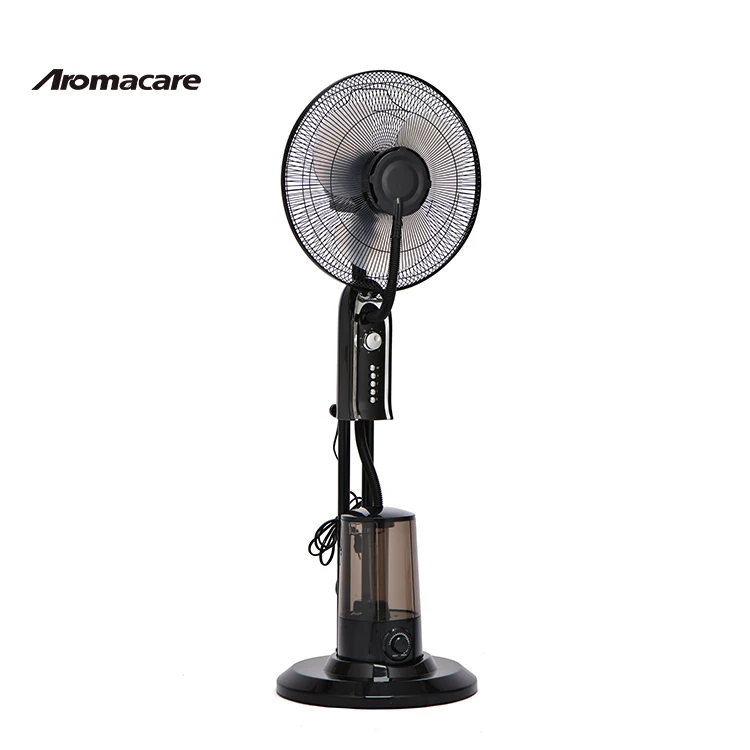 Aromacare 16 inch cooling mist spray standing fan mist fan with water