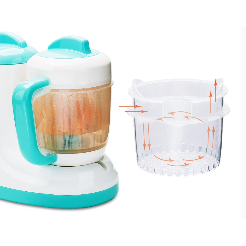 4 in 1 Multifunctional Mini Electric Manual Baby Steamer and Food Processor Blender Custom Noise Machine Baby Noise Tube KR