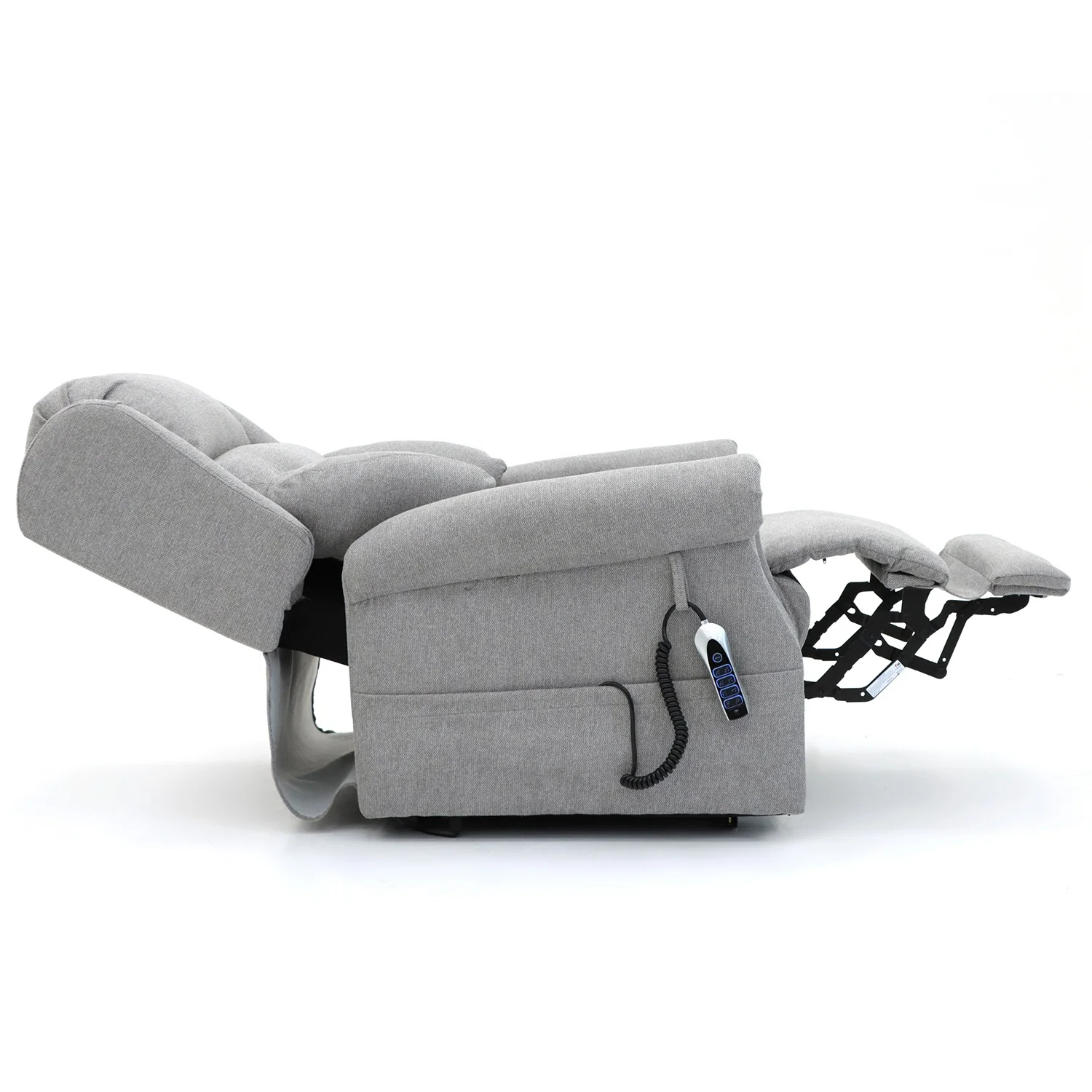 Geeksofa Quad Motor Power Electric Medical Lift Riser Recliner Chair with Power Headrest and Lumbar Support for The Elderly