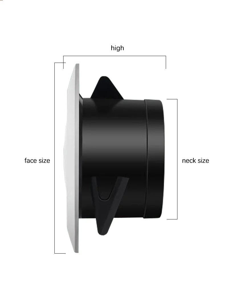 Spot Goods 3 4 5 6 8 Inch Plastic Air Vent Adjust Air Flow Even Can Close Disc Air Valve for Ventilation