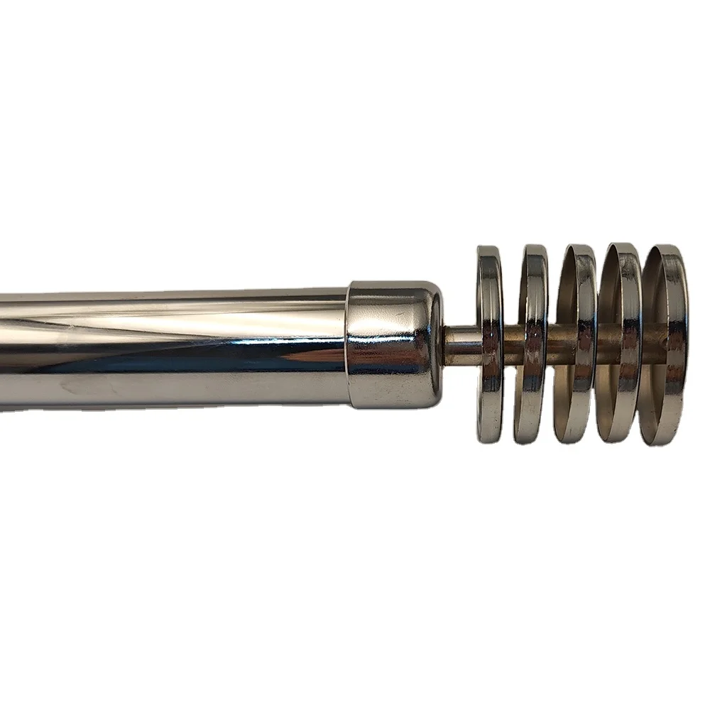 Minimalist Metal Curtain Rods with Modern Hollow Ball Finials for a Sleek Design