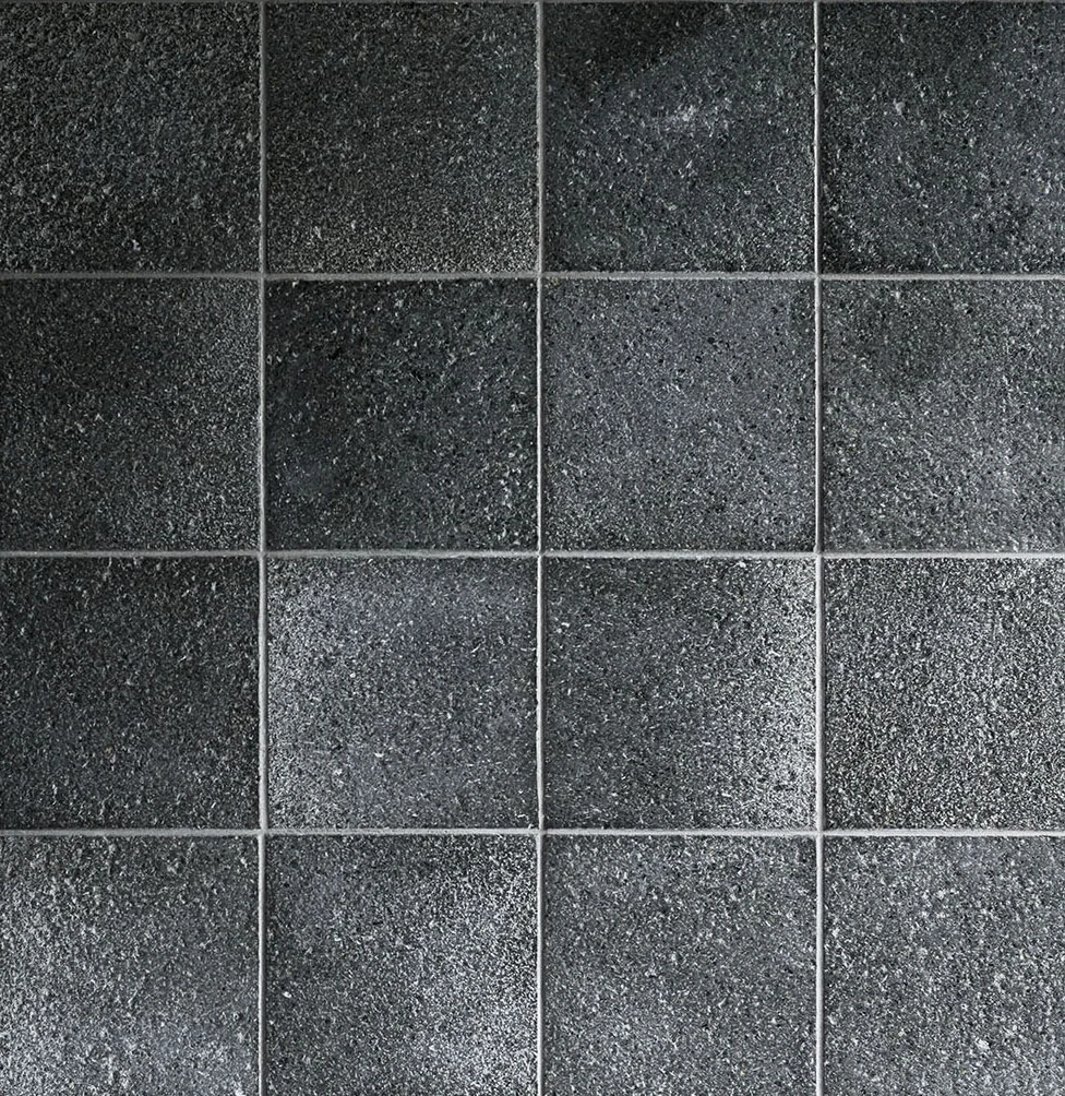 Black basalt outdoor Lava stone floor tiles natural black basalt
