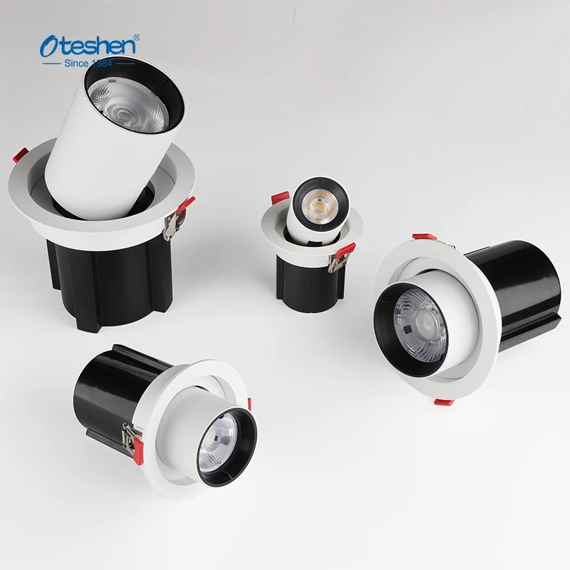 Adjustable 10W 15W 25W 30W Recessed Downlight Ceiling Cob Wall Led Hotel Spot Light