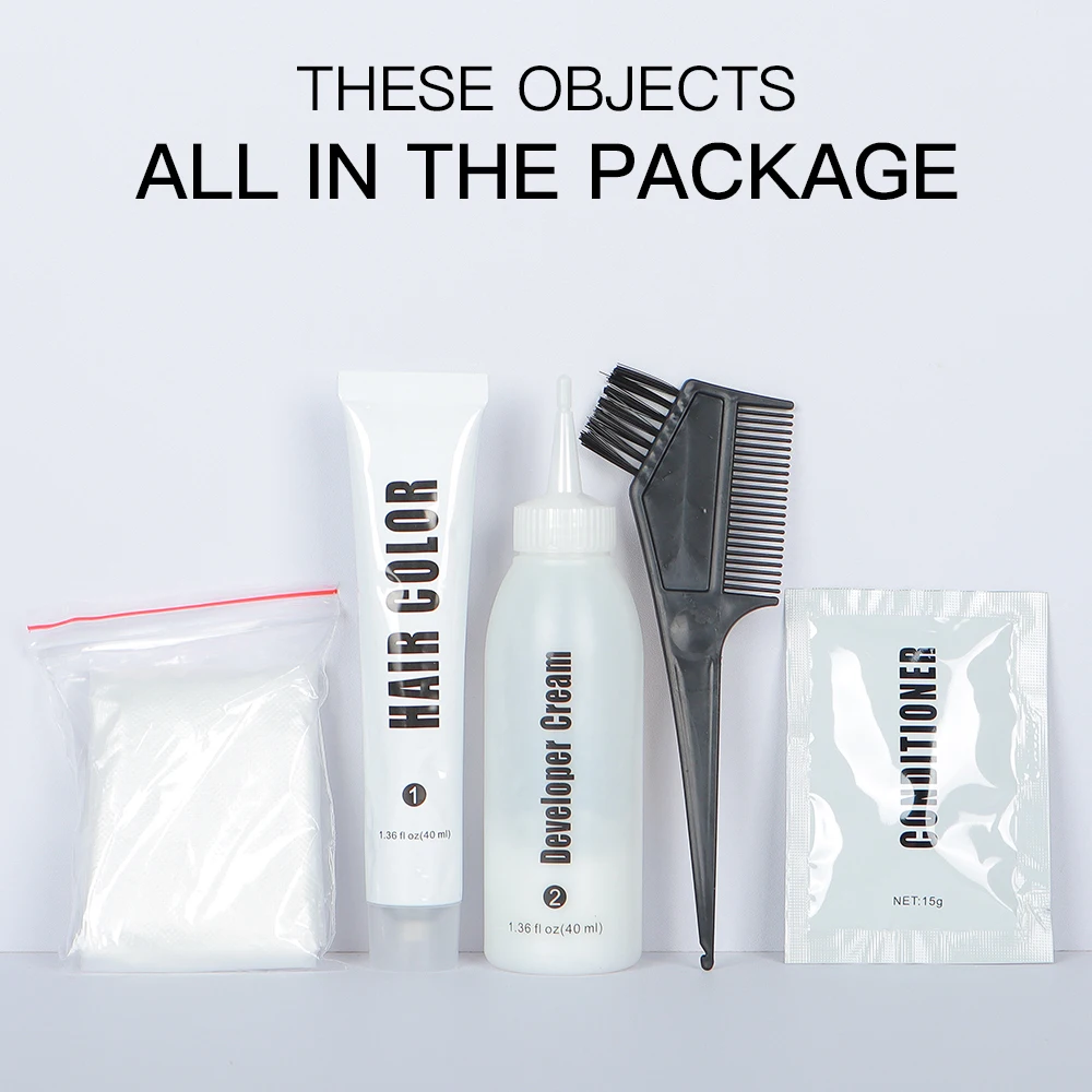 Hair dye cream home use safe hair color