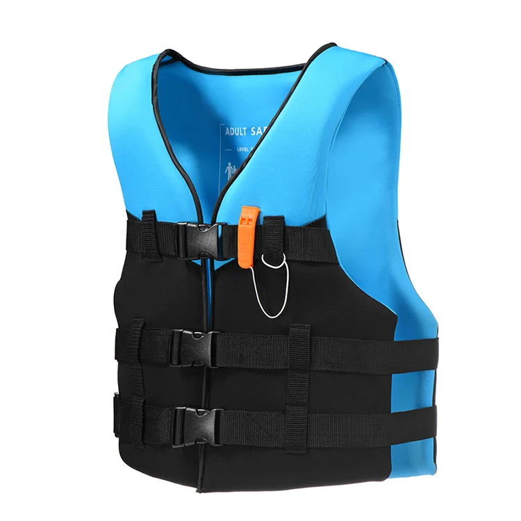 Wholesale CE approved Lifesaving Rescue Life Jacket Customized OEM EPE Foam Man Neoprene Safety Vest Swim Life Protective