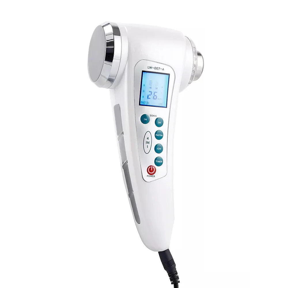 3mhz Face Ultrasound Galvanic Skin Pores Cleaning Massager led Display Anti-wrinkle Facial Beauty Machine