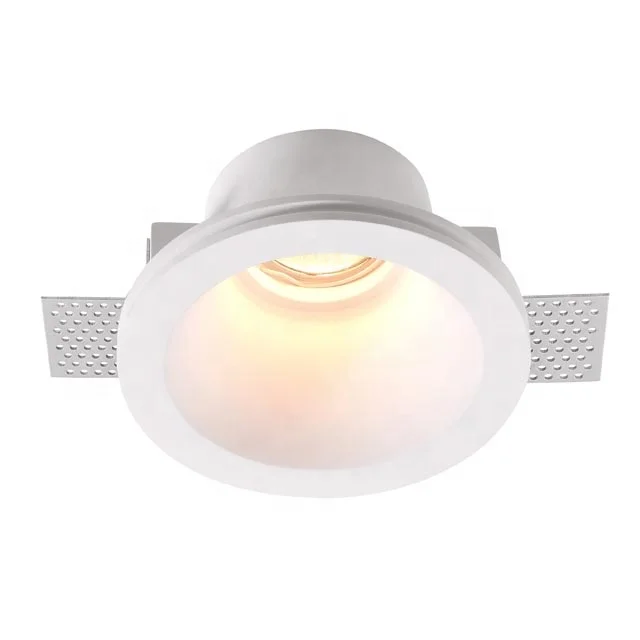 LED 7W Plaster Downlight Rcessed in Ceiling Trimless Down Light Indoor Lighting