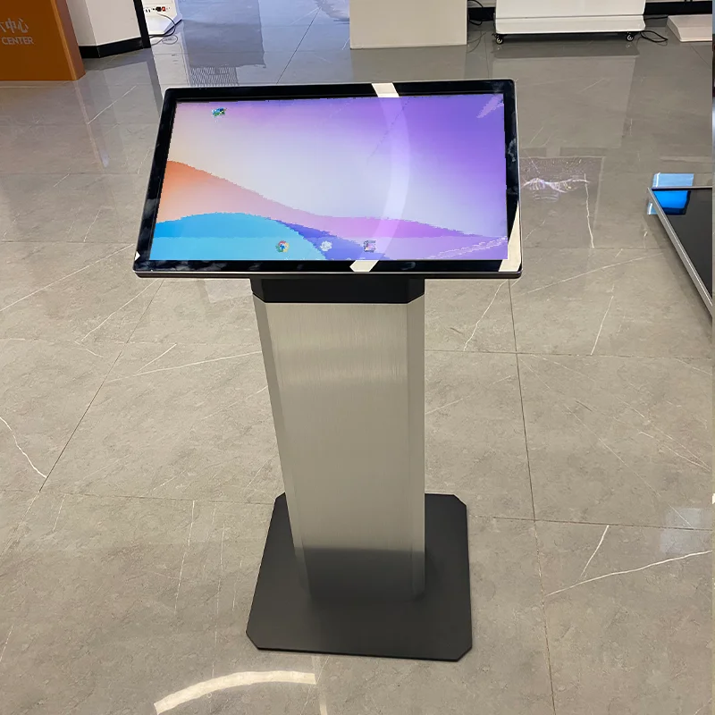 15.6 21.5 23.8 27 32 Inch Lcd Advertising Display Player Interactive Self Service Touchscreen Kiosks Indoor Digital Signage