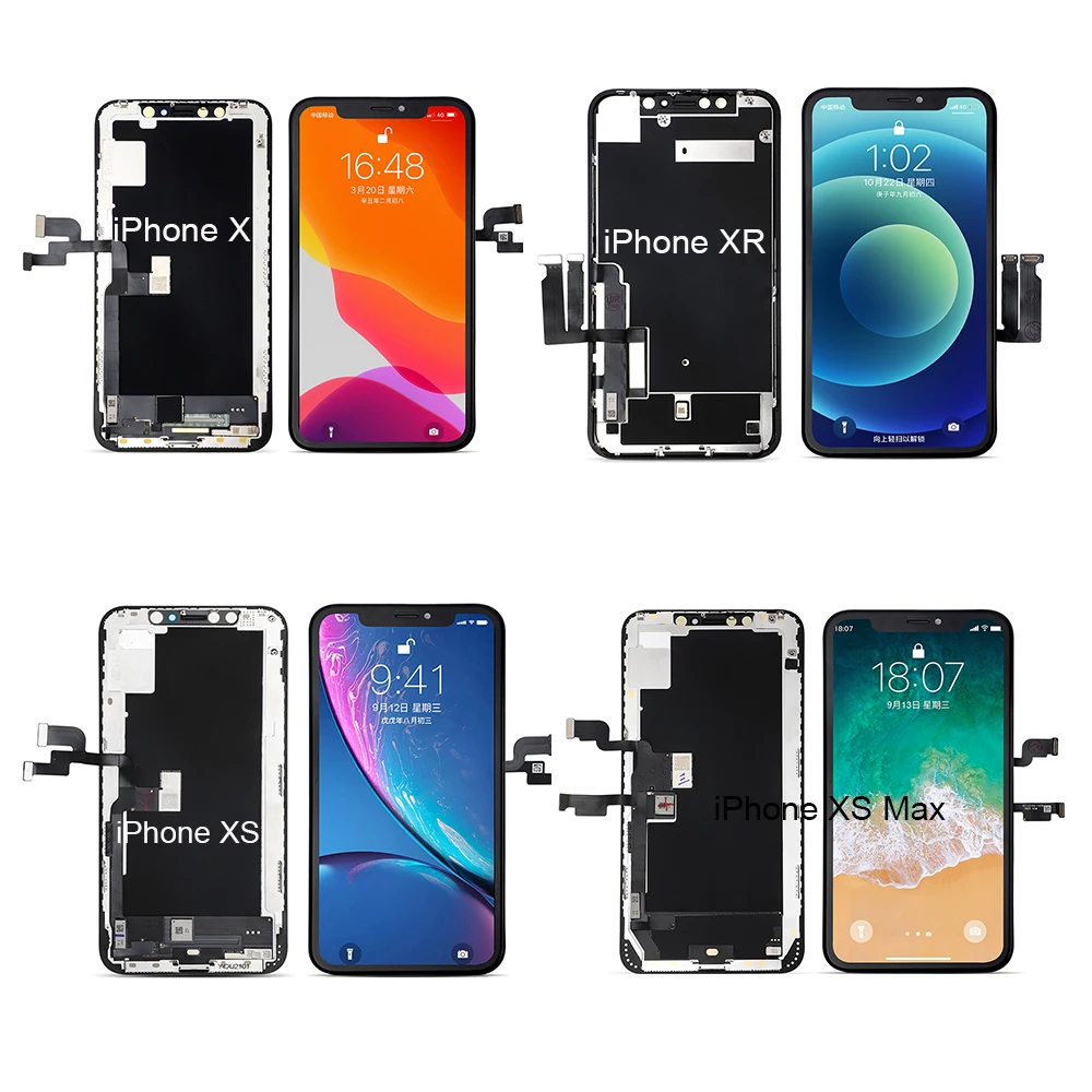 
iPhone X Xr Xs Xs Max Display Phone Lcd Touch Screen Replacement Cell Phone Screen Professional Mobile Phone Lcds 