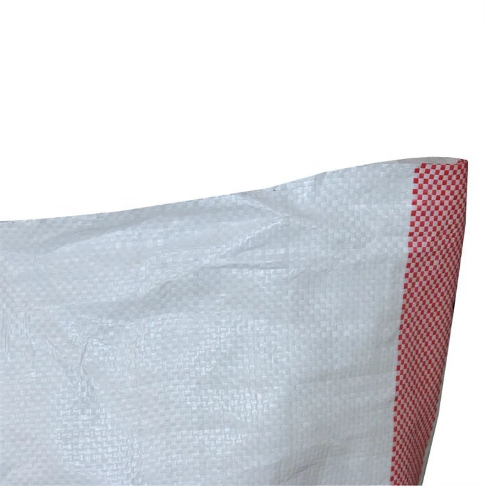 cheap price white color pp bag woven polypropylene sacks for packing rice, animal feed, corn, seed, fertilizer, flour