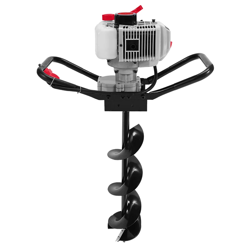Professional CE cheap 72 cc deep hole drilling machine earth auger