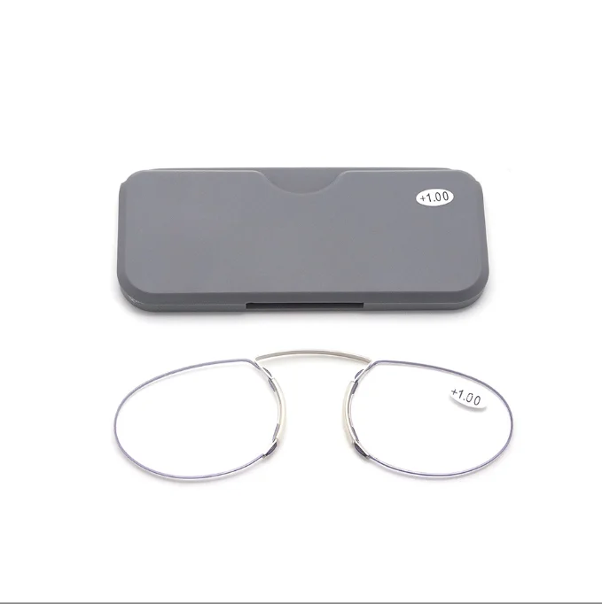 Manufacturer Wholesale Cheap Optimum Unbreakable Tiny Optical Reading Glasses Mini Clip On Nose Pad Anti Blue Light Glass