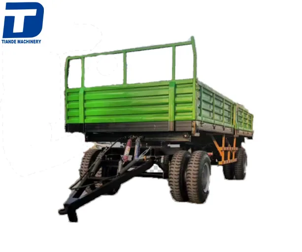 Farm trailer 7CX--10  tipping trailer -- 10ton tractor self dump  farm tractor trailer