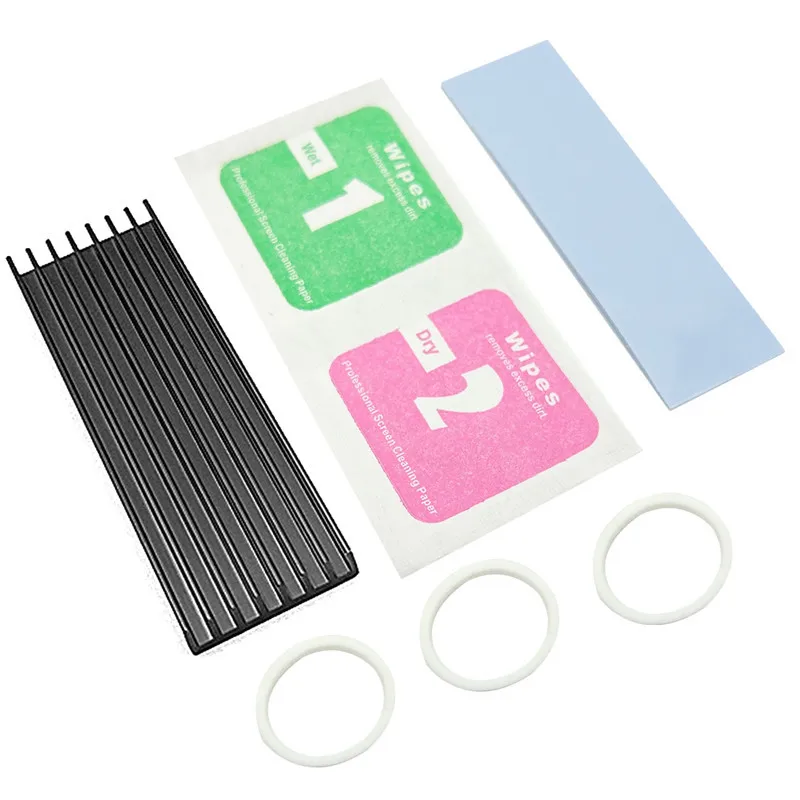 Алюминиевые наборы радиаторов M.2 SSD подходят для PS5/PC 0 12 дюйма (3 мм/6 мм) толщиной охлаждающий плавник 2280