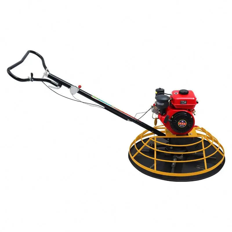 Hand Push Gasoline Engine Power Trowel  concrete Finishing Trowel Machine power trowel machine blade