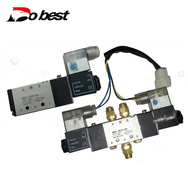 Bus door opening pump air control solenoid valve