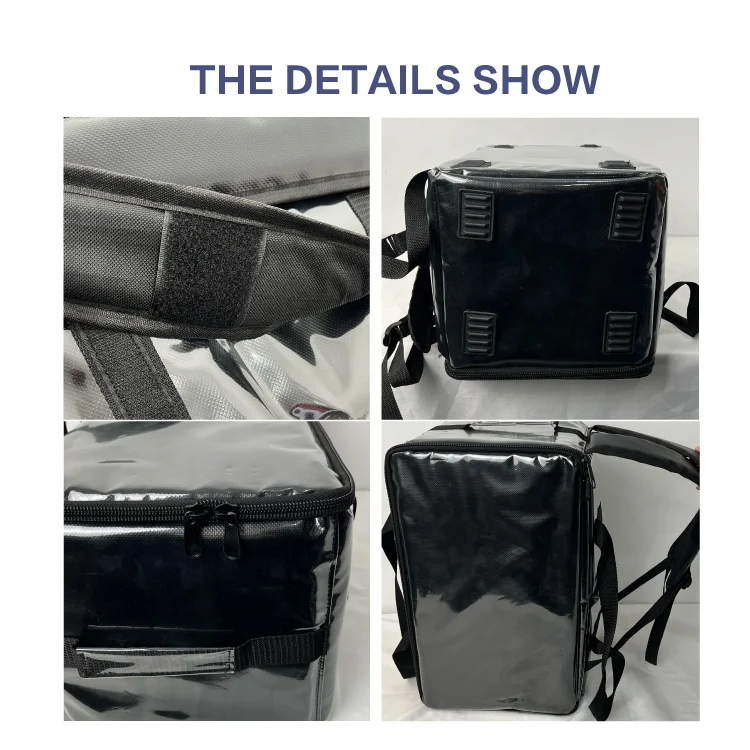 huahao insulated cooler backpack motorcycle extra large insulated cooler bag food delivery backpack