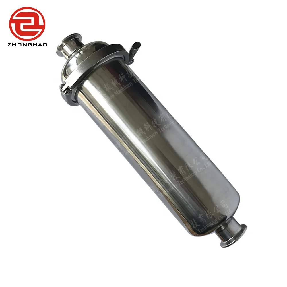Stainless steel water processing equipment Straight through filter spare parts