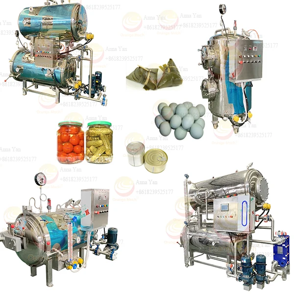 Automatic Aluminum Foil Pouches Autoclavable Retort Sterilizer Autoclave Machine for Soft Packages Bottle Jar Canned Food