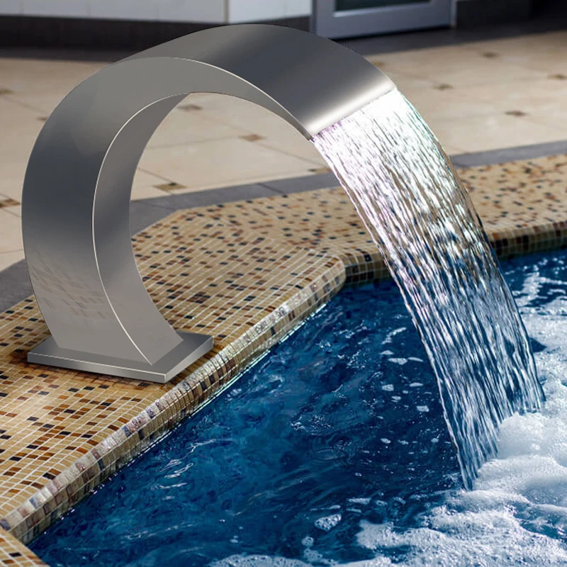 swimming pool waterfall fountain stainless steel waterfall stainless steel fountain pool waterfall