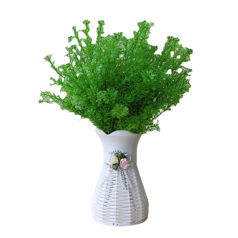 Xinmuyang Home Simulation Flower Dry Eternal Decorative Accessories Plastic Grass Wedding Photo Props Pot