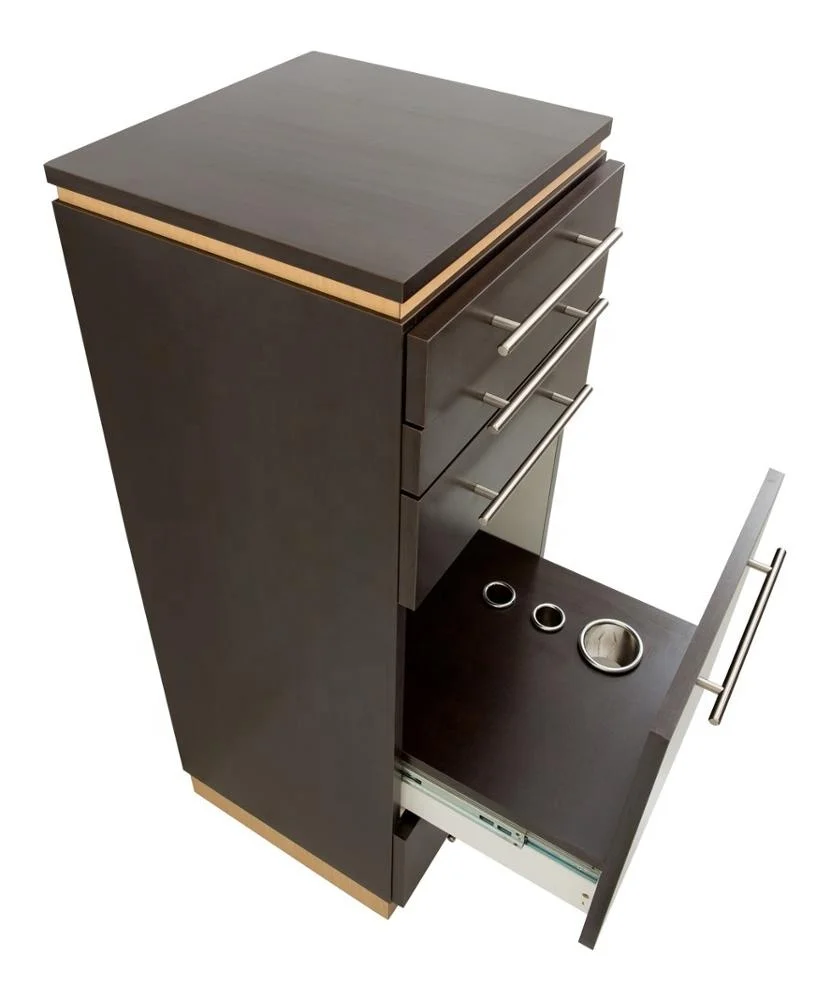 Modern hair salon dressing single sided mirror stations