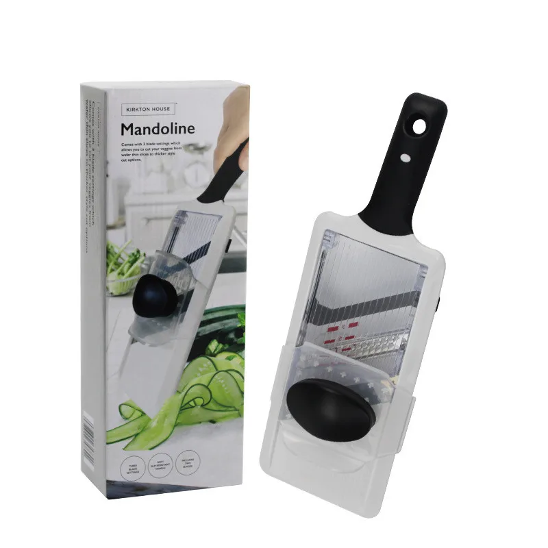 Hot Sale Handheld Mandoline Slicer Multi-Functional Kitchen Organizer with Good Grips for Vegetable and Fruit Slicing
