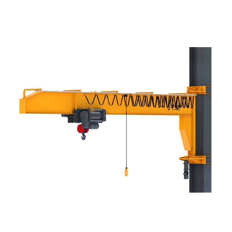 General workshop use light loading wall mounted 5 ton cantilever jib crane