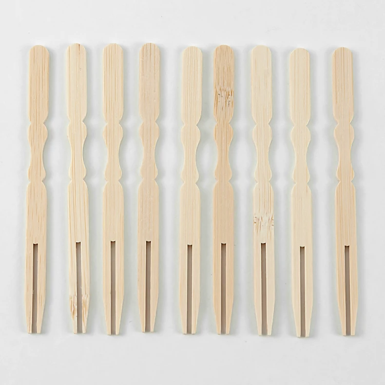 Party Dessert Decoration Stick Fruits Sticks Cocktail Bamboo cute forks Skewer Wholesale