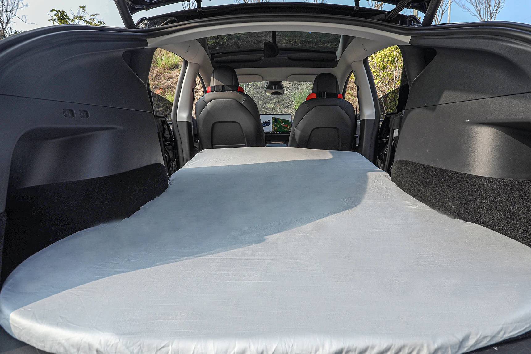 Non Inflatable Model Y Mattress For Tesla Model 3 SUV Portable Outdoor Camping Travel Mattess Durable Memory Foam Car Bed Pad
