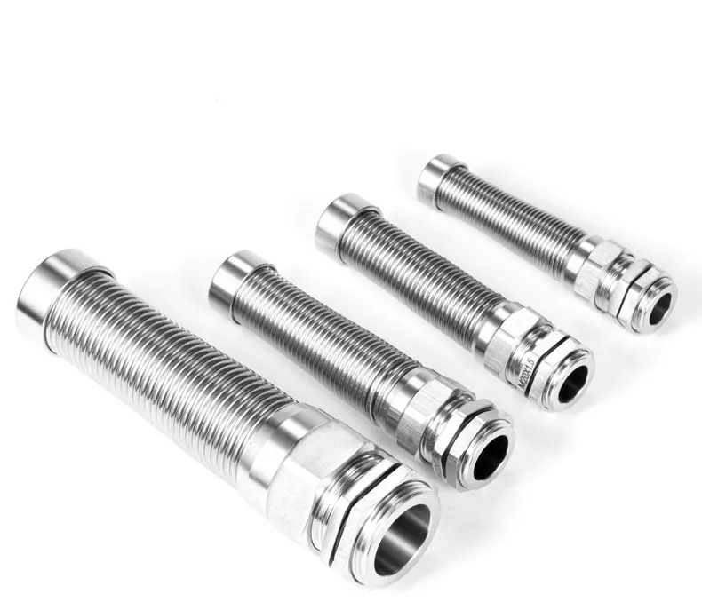 Прямая поставка кабельная Втулка из нержавеющей стали с защитой от изгиба водонепроницаемая IP68 металлической