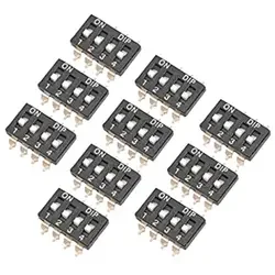 Industry sales MST  DIP switches SMD 2.54mm standard type 4 pin dip switch