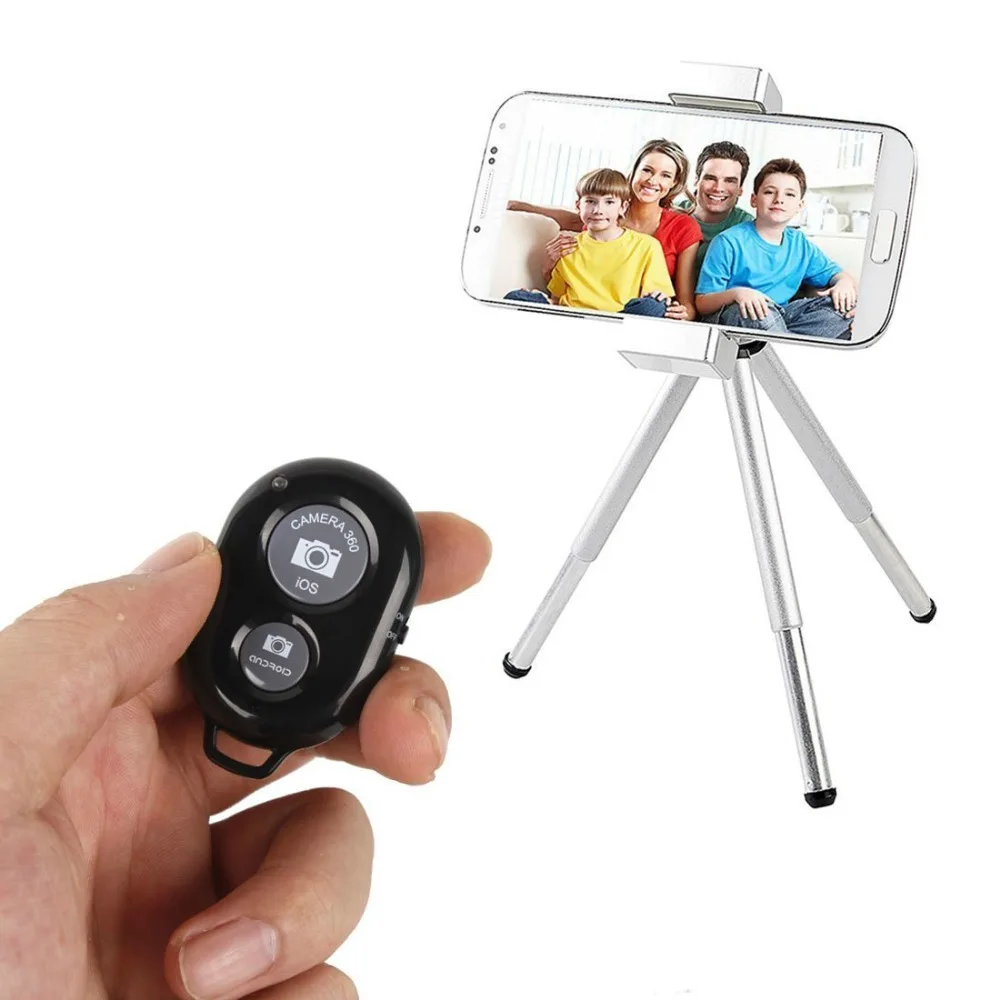 New BT Wireless Remote shutter Camera Phone Monopod Selfie Stick Shutter Self-timer Timer Remote Control for IOS Android