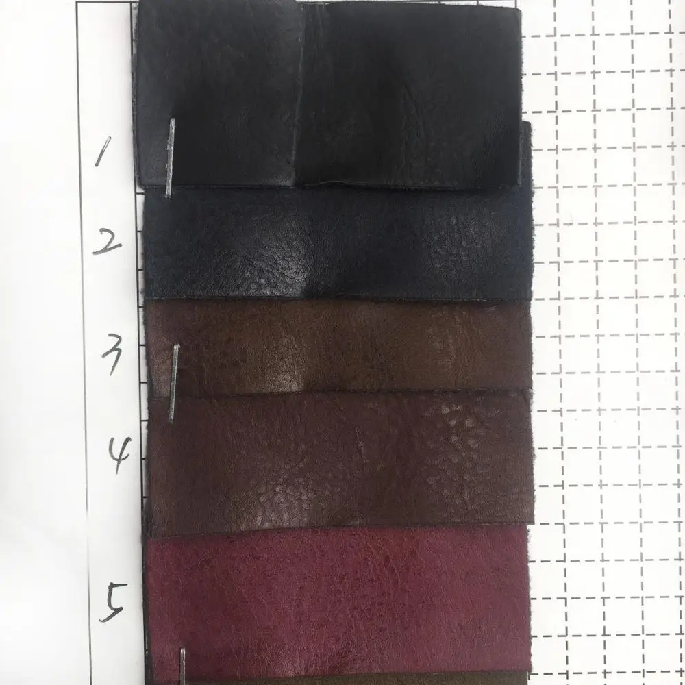 
burnished pu leather footwear material for making shoes 