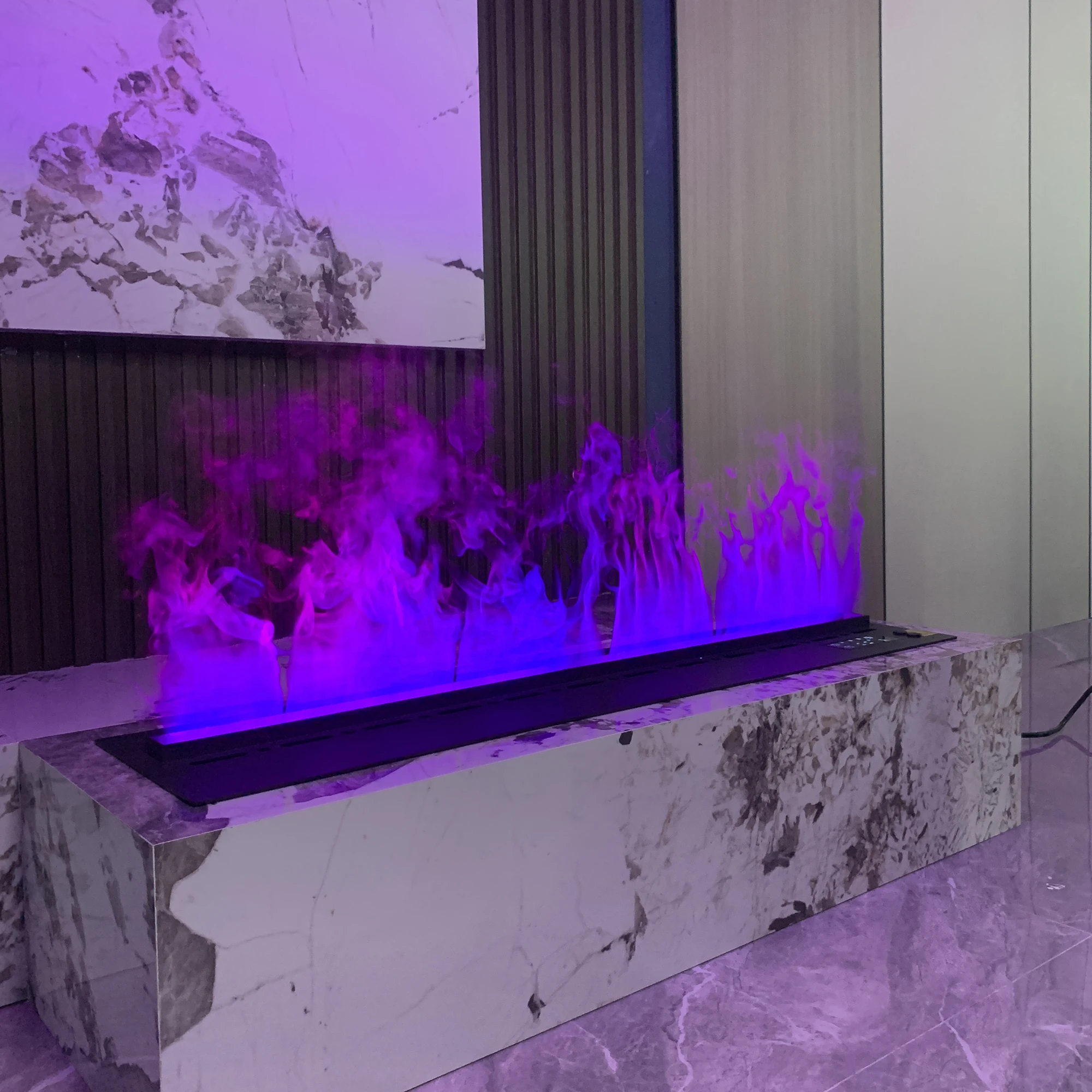 1200mm Professional Design Steam Fireplace Sets Decorative LED Electric Fireplace