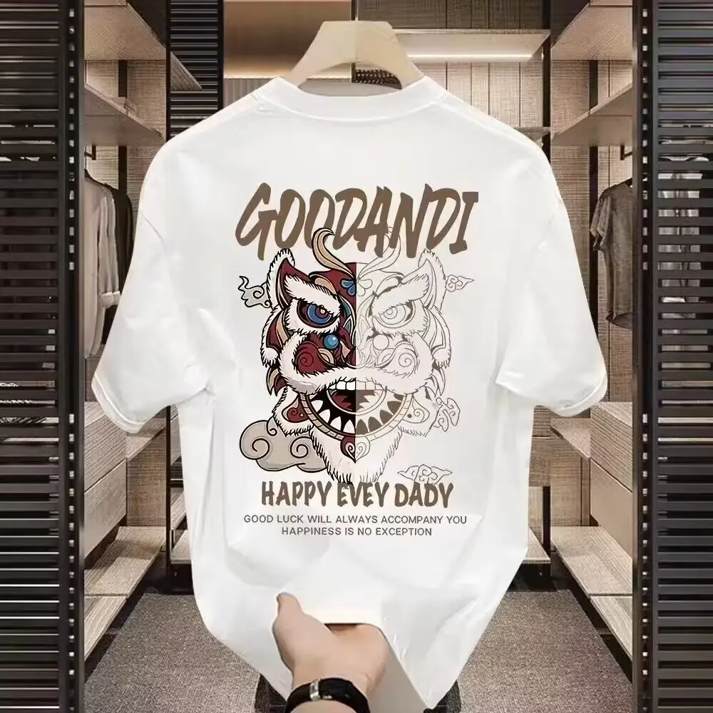 men t shirt manufacturer Cotton printed logo hip hop oversized streetwear graphic designer high quality for custom men t shirt