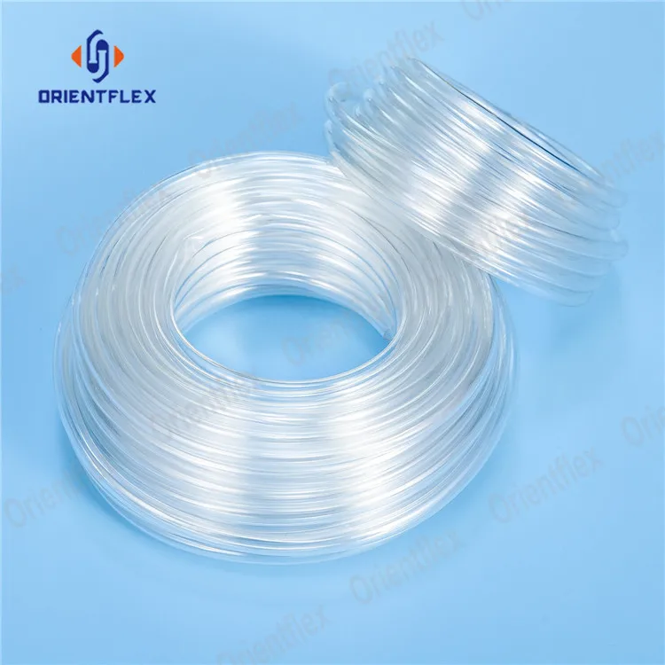 pvc flexible thin water medical grade clear transparent hose