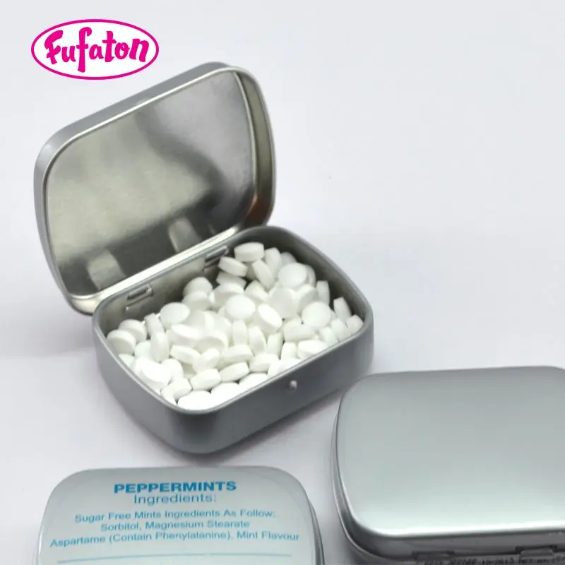 mint Flavor Sugar Free Tin box Fob shantou