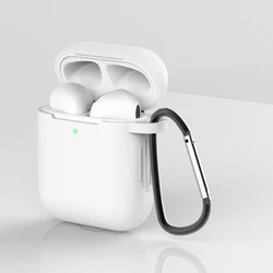 Ультратонкий защитный чехол из ТПУ для беспроводных наушников Airpods 2, разноцветный чехол для наушников Airpods 2, аксессуар