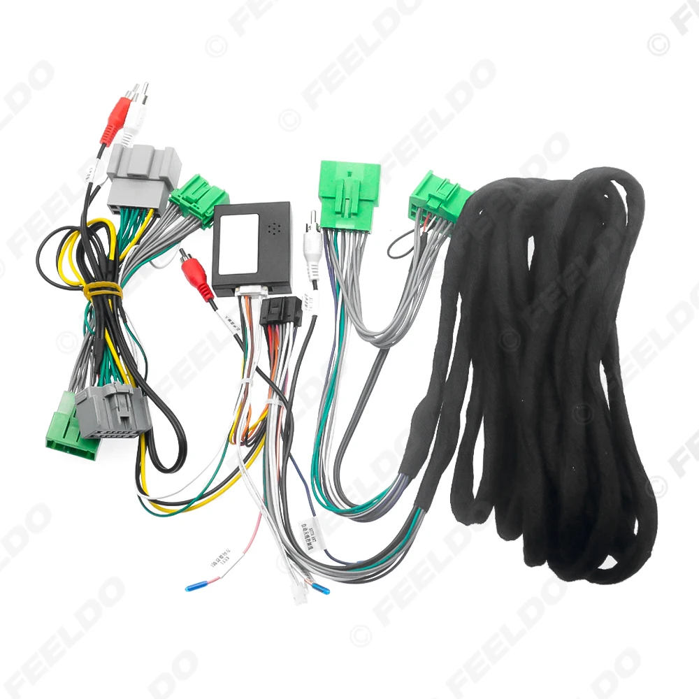 Car 16pin Power Cord Wiring Harness Adapter With Canbus For Volvo S40 C30 C70 2006-2012 Installation Head Unit